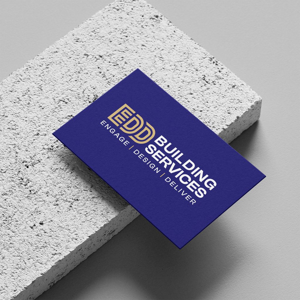 EDD Building Services Branding_Business Card Mockup