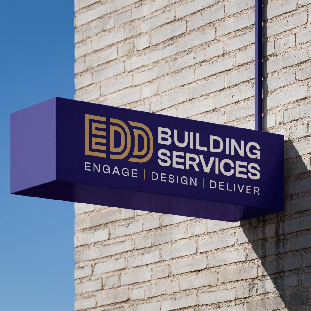 EDD Building Services Branding_Sign Mockup